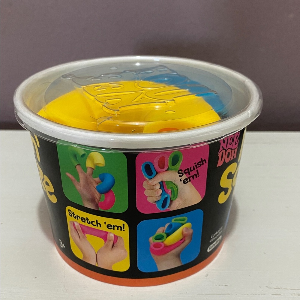 Schylling NeeDoh Mac N' Squeeze Novelty Sensory Fidget Stress Relief Toy - Picture 5 of 7